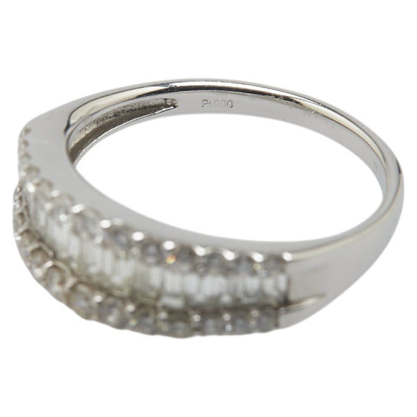 Pt900 プラチナ ダイヤ1.00ct リング 指輪 レディース 13号 【中古】