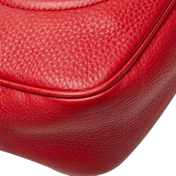 グッチ ソーホー ディスコバッグ 斜め掛け ショルダーバッグ 308364 レッド レザー レディース GUCCI 【中古】