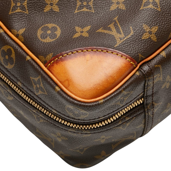 ルイ ヴィトン モノグラム ポルトドキュマン ヴォワヤージュ ビジネスバッグ M53361 ブラウン PVC レザー メンズ LOUIS VUITTON 【中古】