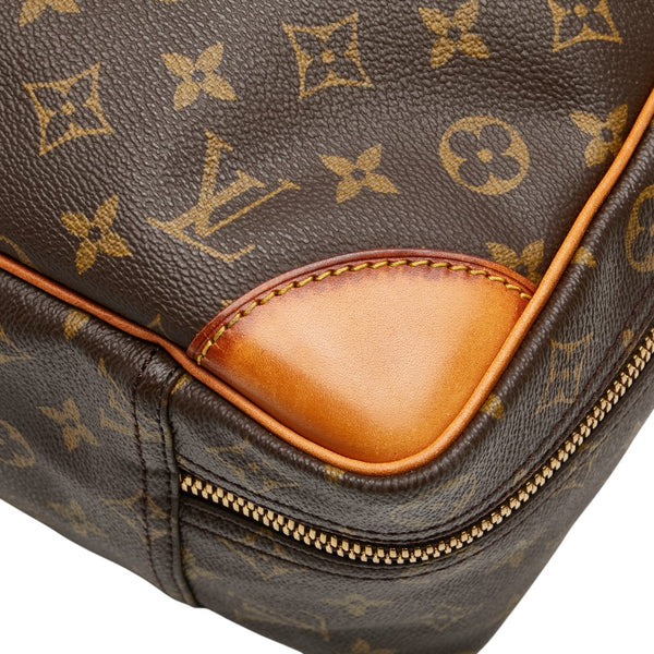 ルイ ヴィトン モノグラム ポルトドキュマン ヴォワヤージュ ビジネスバッグ M53361 ブラウン PVC レザー メンズ LOUIS VUITTON 【中古】