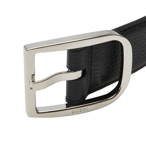 グッチ ベルト サイズ:85/34 449716 ブラック レザー レディース GUCCI 【中古】