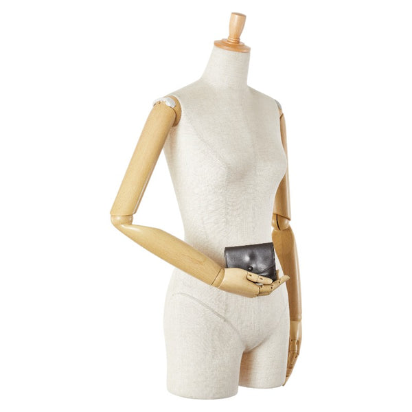 エルメス 二つ折り財布 コンパクト財布 ブラウン ボックスカーフ メンズ HERMES 【中古】