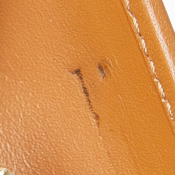 セリーヌ マカダム 長財布 ブラウン PVC レザー レディース CELINE 【中古】