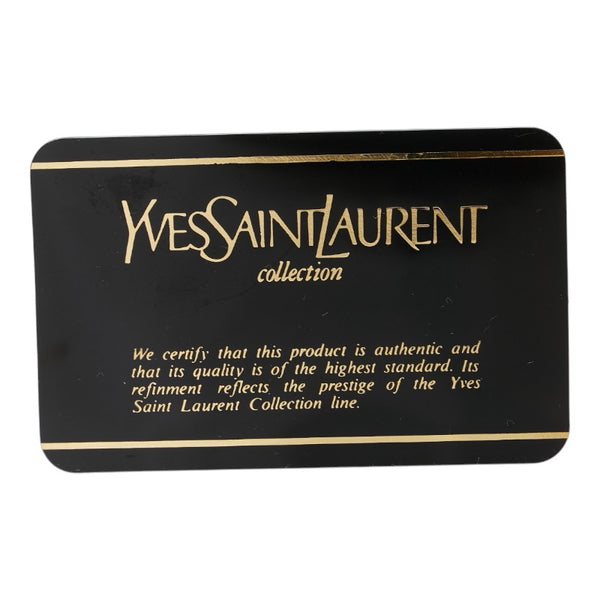 サンローラン ロゴ キーケース 5連 ブラウン レザー レディース SAINT LAURENT 【中古】