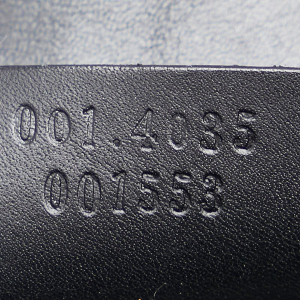 グッチ ワンショルダーバッグ ハンドバッグ 001 4035 001553 アイボリー ブラック キャンバス レザー レディース GUCCI 【中古】