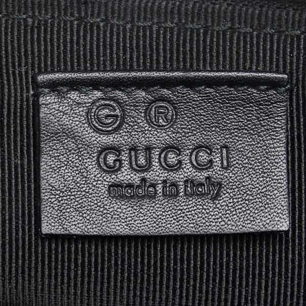 グッチ ポーチ アクセサリーポーチ 250001 ブラック リザード レディース GUCCI 【中古】