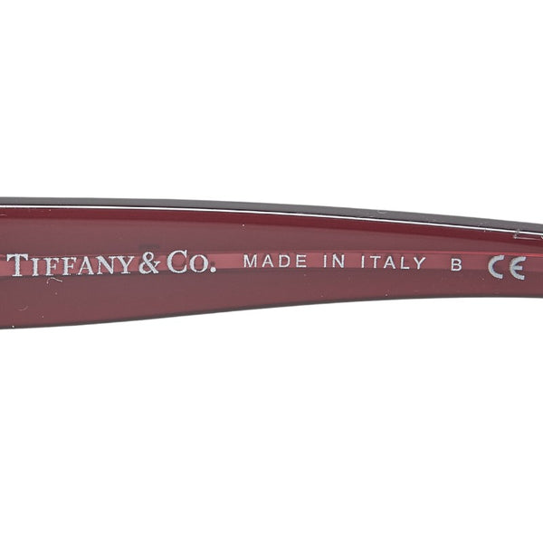ティファニー ラインストーン サングラス TF4120-B-F ブラウン プラスチック レディース TIFFANY&Co. 【中古】