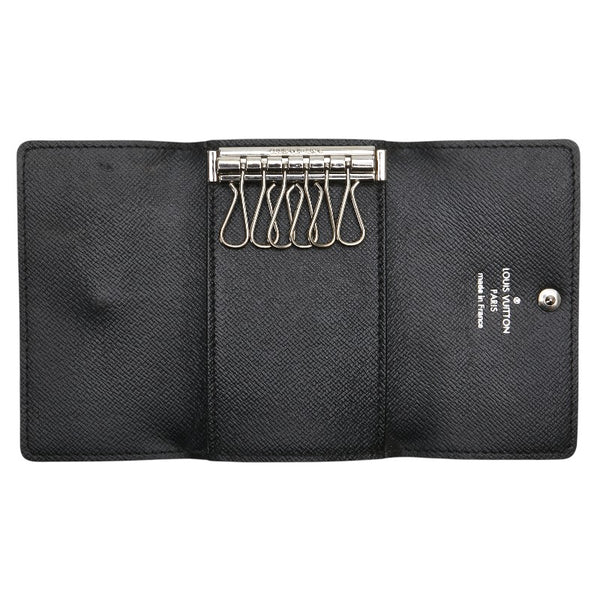 ルイ ヴィトン ダミエ グラフィット ミュルティクレ6 キーケース N62662 ブラック PVC レザー レディース LOUIS VUITTON 【中古】