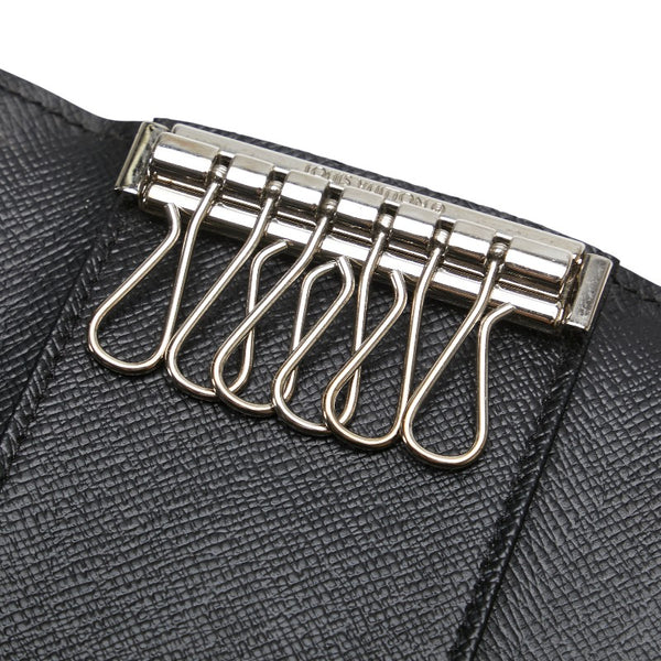ルイ ヴィトン ダミエ グラフィット ミュルティクレ6 キーケース N62662 ブラック PVC レザー レディース LOUIS VUITTON 【中古】