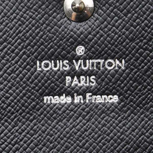 ルイ ヴィトン ダミエ グラフィット ミュルティクレ6 キーケース N62662 ブラック PVC レザー レディース LOUIS VUITTON 【中古】