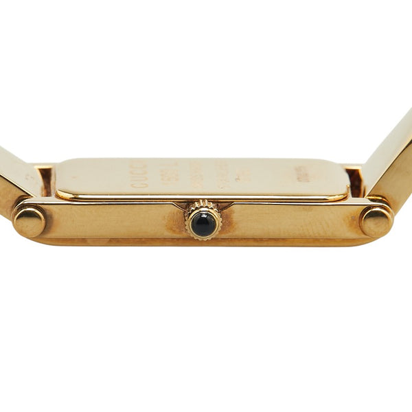 グッチ バングルウォッチ 1500L クオーツ シルバー文字盤 ステンレススチール レディース GUCCI 【中古】