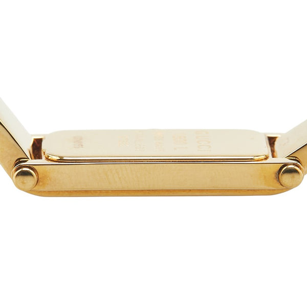 グッチ バングルウォッチ 1500L クオーツ シルバー文字盤 ステンレススチール レディース GUCCI 【中古】