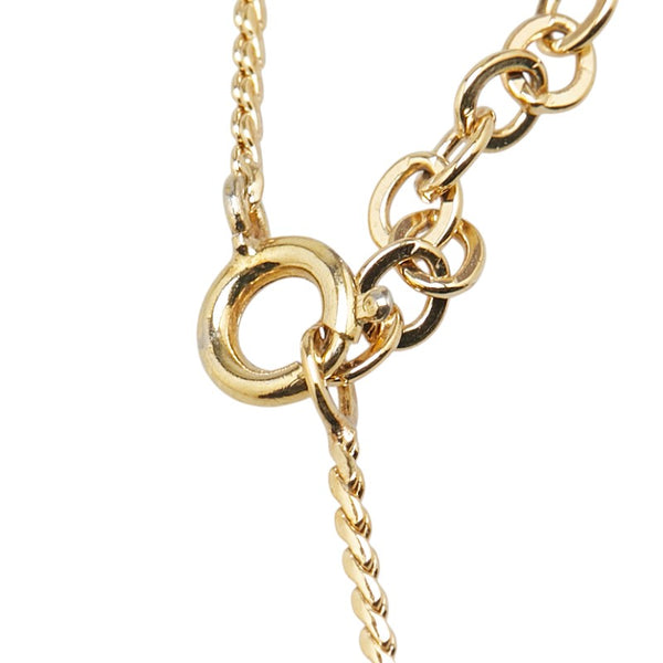 ディオール CDロゴ ネックレス ゴールド メッキ レディース Dior 【中古】