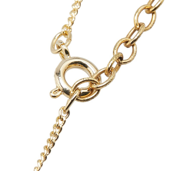 ディオール CDロゴ ネックレス ゴールド メッキ レディース Dior 【中古】