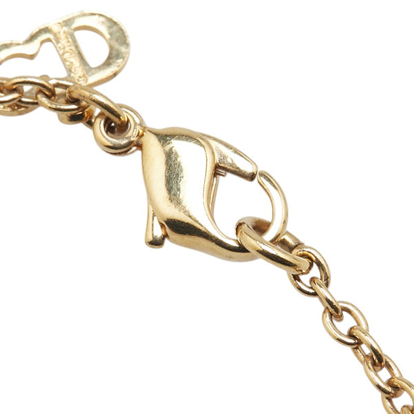 ディオール ロゴ ブレスレット ゴールド メッキ レディース Dior 【中古】