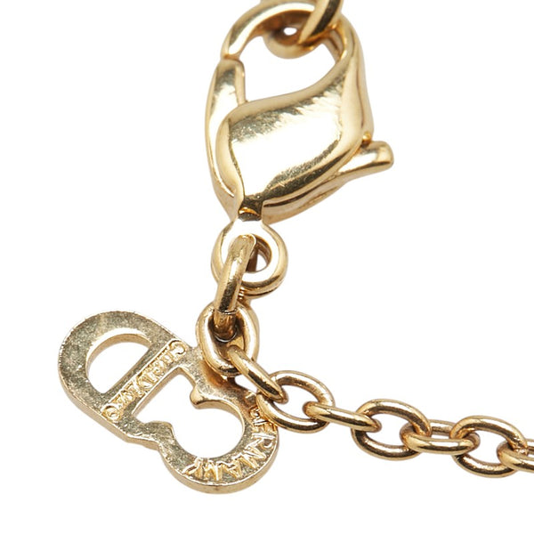 ディオール ロゴ ブレスレット ゴールド メッキ レディース Dior 【中古】