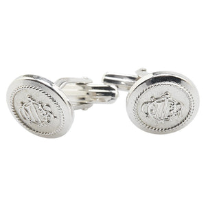 ディオール ロゴ カフス カフリンク シルバー メタル メンズ Dior 【中古】