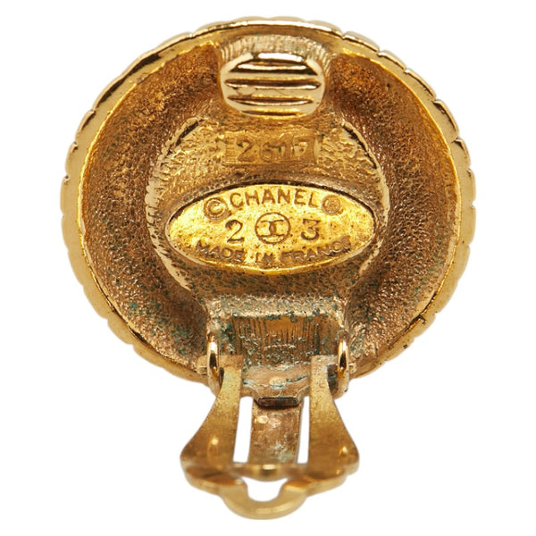 シャネル ヴィンテージ イヤリング ゴールド メッキ レディース CHANEL 【中古】