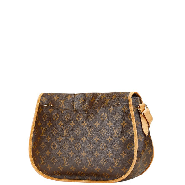 ルイ ヴィトン モノグラム メニルモンタンMM 斜めがけ ショルダーバッグ M40473 ブラウン PVC レザー レディース LOUIS VUITTON 【中古】