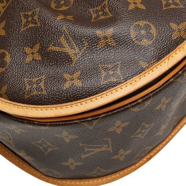 ルイ ヴィトン モノグラム メニルモンタンMM 斜めがけ ショルダーバッグ M40473 ブラウン PVC レザー レディース LOUIS VUITTON 【中古】