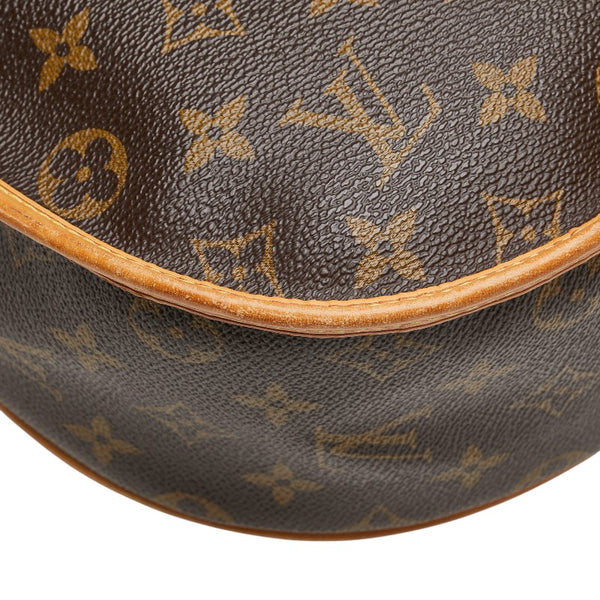 ルイ ヴィトン モノグラム メニルモンタンMM 斜めがけ ショルダーバッグ M40473 ブラウン PVC レザー レディース LOUIS VUITTON 【中古】