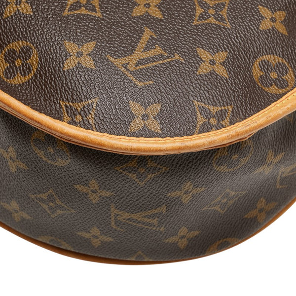 ルイ ヴィトン モノグラム メニルモンタンMM 斜めがけ ショルダーバッグ M40473 ブラウン PVC レザー レディース LOUIS VUITTON 【中古】