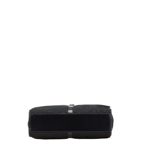グッチ ジャッキーライン トートバッグ 002 1064 3444 ブラック キャンバス レザー レディース GUCCI 【中古】