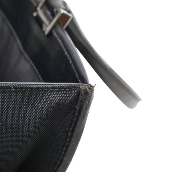 グッチ ジャッキーライン トートバッグ 002 1064 3444 ブラック キャンバス レザー レディース GUCCI 【中古】