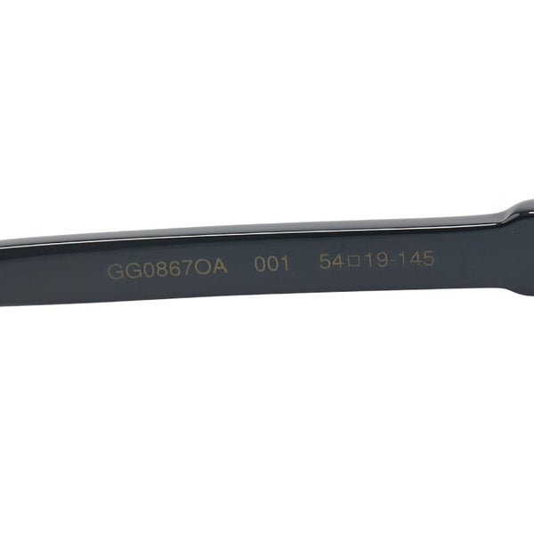 グッチ ウェリントン サングラス GG0867OA ブラック ブルー プラスチック レディース GUCCI 【中古】