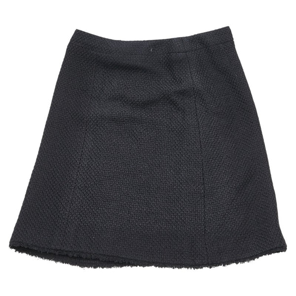 シャネル ココマーク スカート サイズ：44 P28295V18282 ブラック シルク コットン レディース CHANEL 【中古】