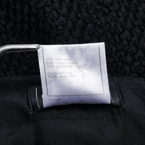 シャネル ココマーク スカート サイズ：44 P28295V18282 ブラック シルク コットン レディース CHANEL 【中古】