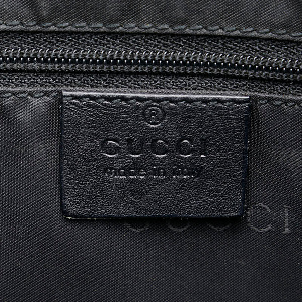 グッチ バンブー ハンドバッグ ショルダーバッグ 2WAY 0011577 ブラック レザー レディース GUCCI 【中古】