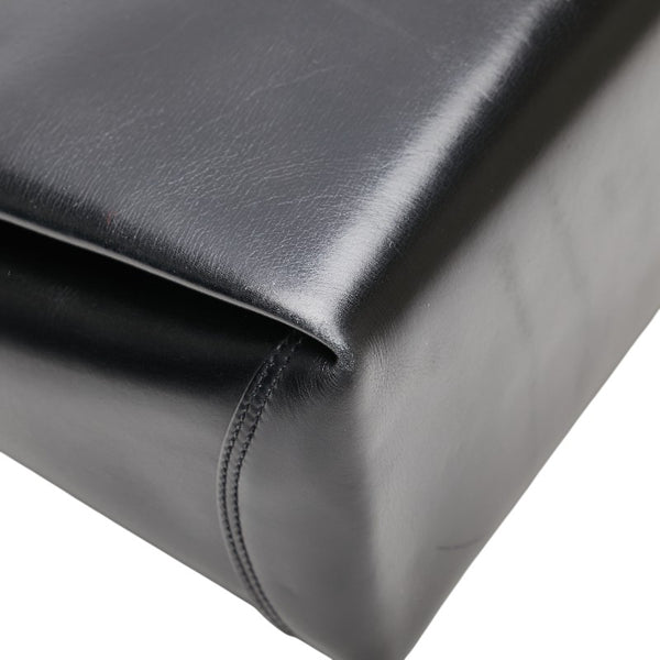 グッチ オールドグッチ ハンドバッグ 406 000 1081 ブラック ゴールド レザー レディース GUCCI 【中古】