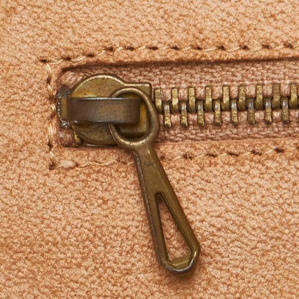 セリーヌ ジュエリーポーチ ブラウン スウェード レザー レディース CELINE 【中古】