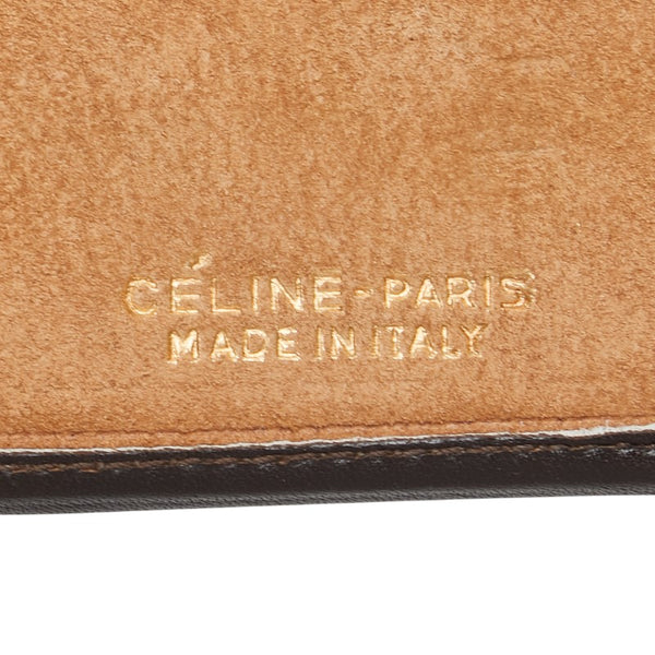 セリーヌ ジュエリーポーチ ブラウン スウェード レザー レディース CELINE 【中古】
