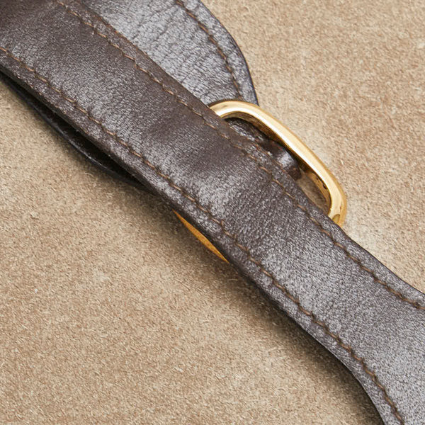 セリーヌ ジュエリーポーチ ブラウン スウェード レザー レディース CELINE 【中古】