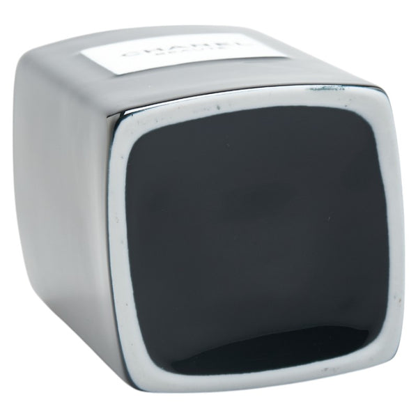 シャネル ロゴ ノベルティ ブラシスタンド ペン立て ブラック ホワイト 陶器 レディース CHANEL 【中古】