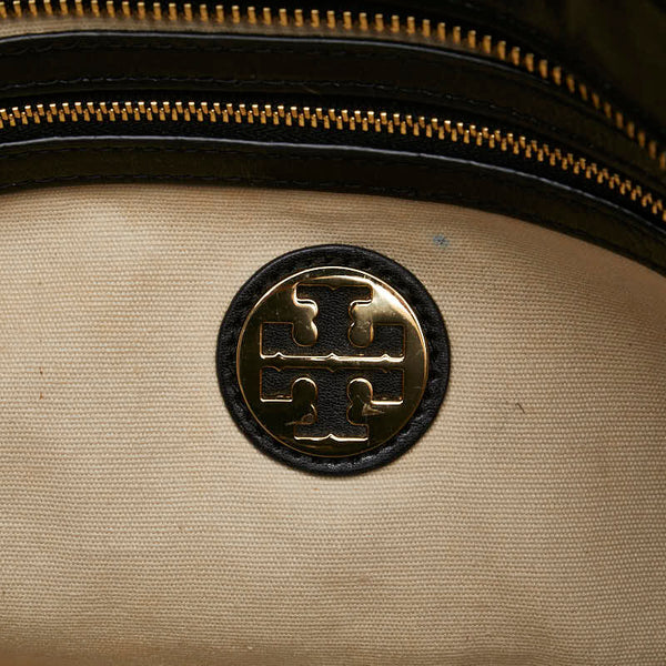 トリーバーチ トートバッグ ハンドバッグ ブラック レザー レディース Tory Burch 【中古】