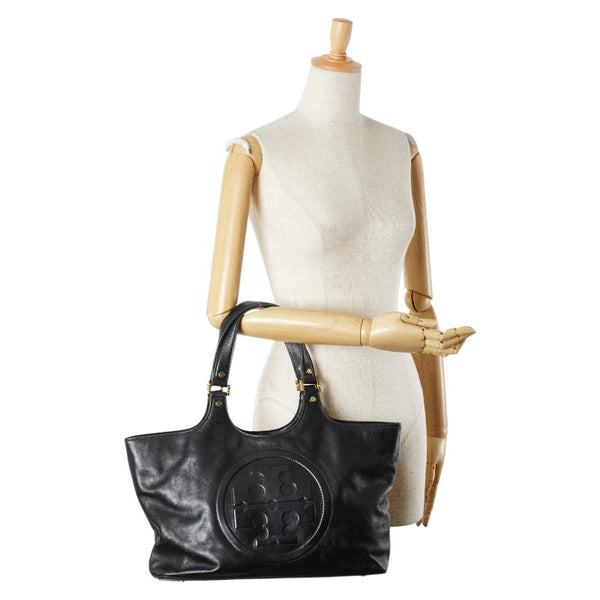 トリーバーチ トートバッグ ハンドバッグ ブラック レザー レディース Tory Burch 【中古】