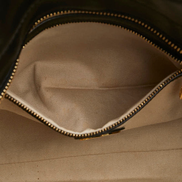 トリーバーチ トートバッグ ハンドバッグ ブラック レザー レディース Tory Burch 【中古】