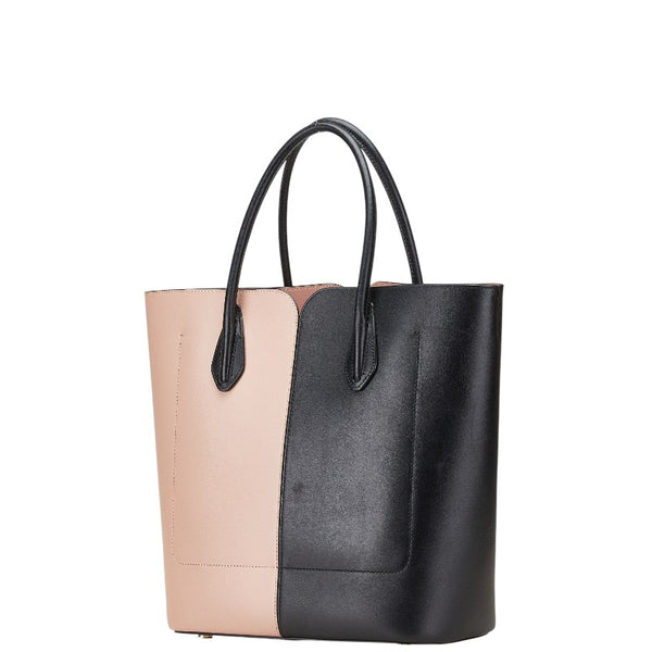 ケイトスペード ロゴ ハンドバッグ ショルダーバッグ 2WAY ブラック ピンク レザー レディース Kate Spade 【中古】