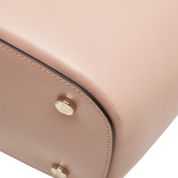 ケイトスペード ロゴ ハンドバッグ ショルダーバッグ 2WAY ブラック ピンク レザー レディース Kate Spade 【中古】