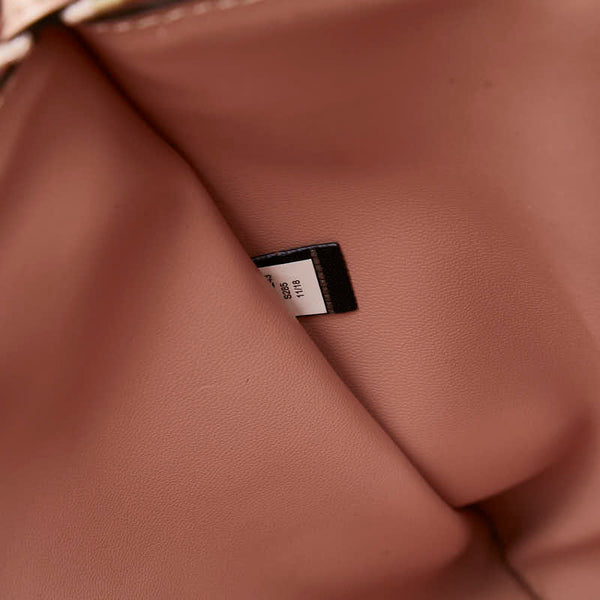 ケイトスペード ロゴ ハンドバッグ ショルダーバッグ 2WAY ブラック ピンク レザー レディース Kate Spade 【中古】