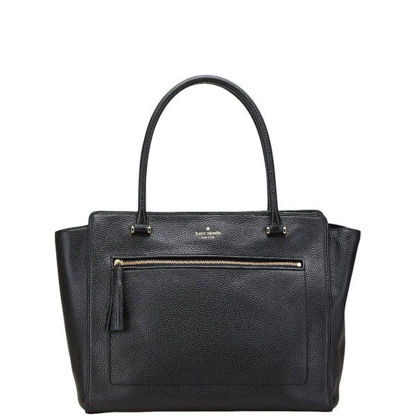ケイトスペード チェスター ストリート トートバッグ ハンドバッグ ブラック レザー レディース Kate Spade 【中古】