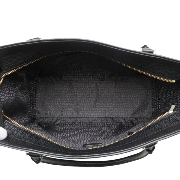 ケイトスペード チェスター ストリート トートバッグ ハンドバッグ ブラック レザー レディース Kate Spade 【中古】