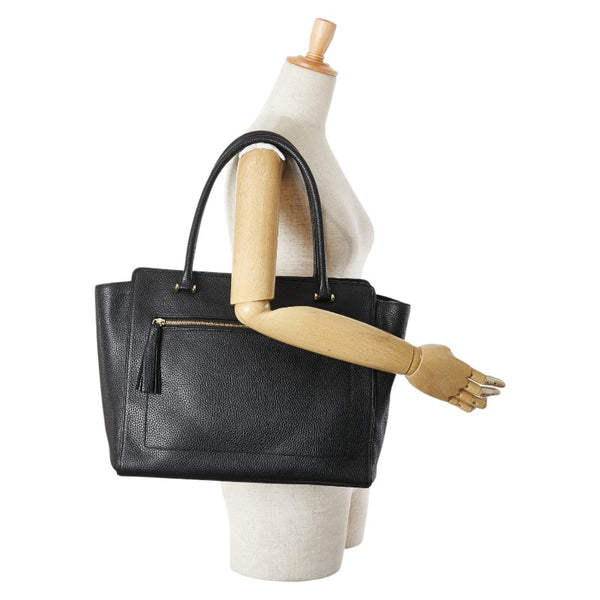 ケイトスペード チェスター ストリート トートバッグ ハンドバッグ ブラック レザー レディース Kate Spade 【中古】