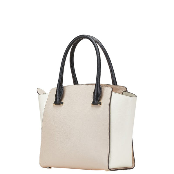 ケイトスペード トートバッグ ショルダーバッグ 2WAY ピンク ホワイト ブラック レザー レディース Kate Spade 【中古】