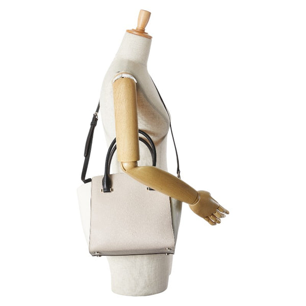 ケイトスペード トートバッグ ショルダーバッグ 2WAY ピンク ホワイト ブラック レザー レディース Kate Spade 【中古】