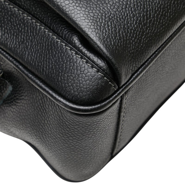 サルヴァトーレフェラガモ ビジネスバッグ ブラック レザー メンズ Salvatore Ferragamo 【中古】