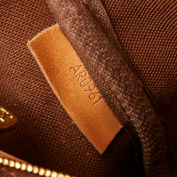 ルイ ヴィトン モノグラム ジベシエールPM 斜め掛け ショルダーバッグ M42248 ブラウン PVC レザー レディース LOUIS VUITTON 【中古】